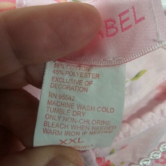Pink Label Pink Floral Nightgown Cottage Comfy Summer 2X - Picture 10 of 11
